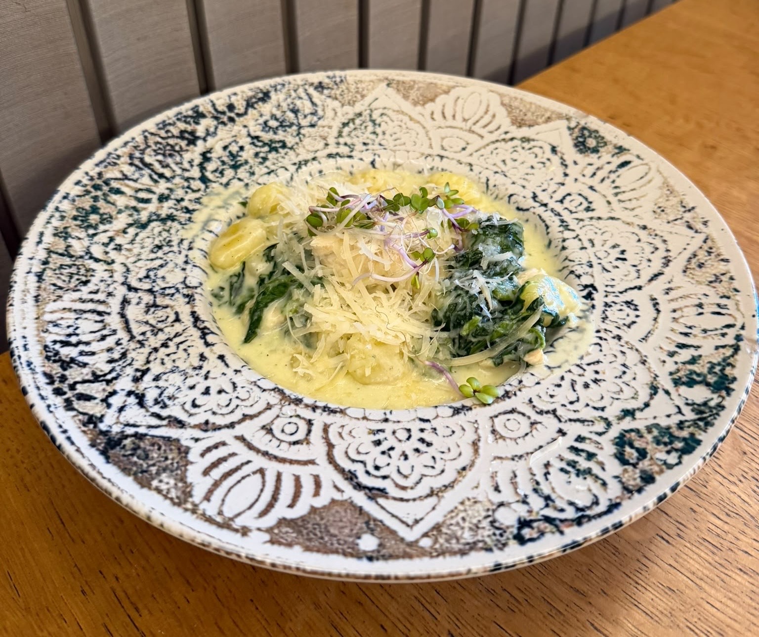 Gnocchi with Chicken and Spinach