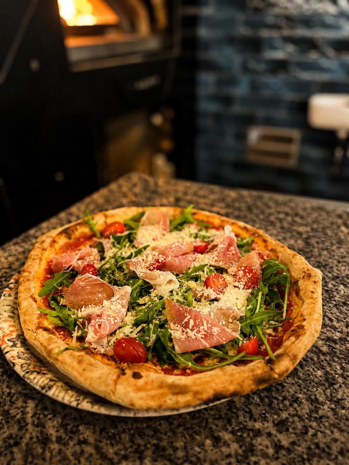 Raw prosciutto