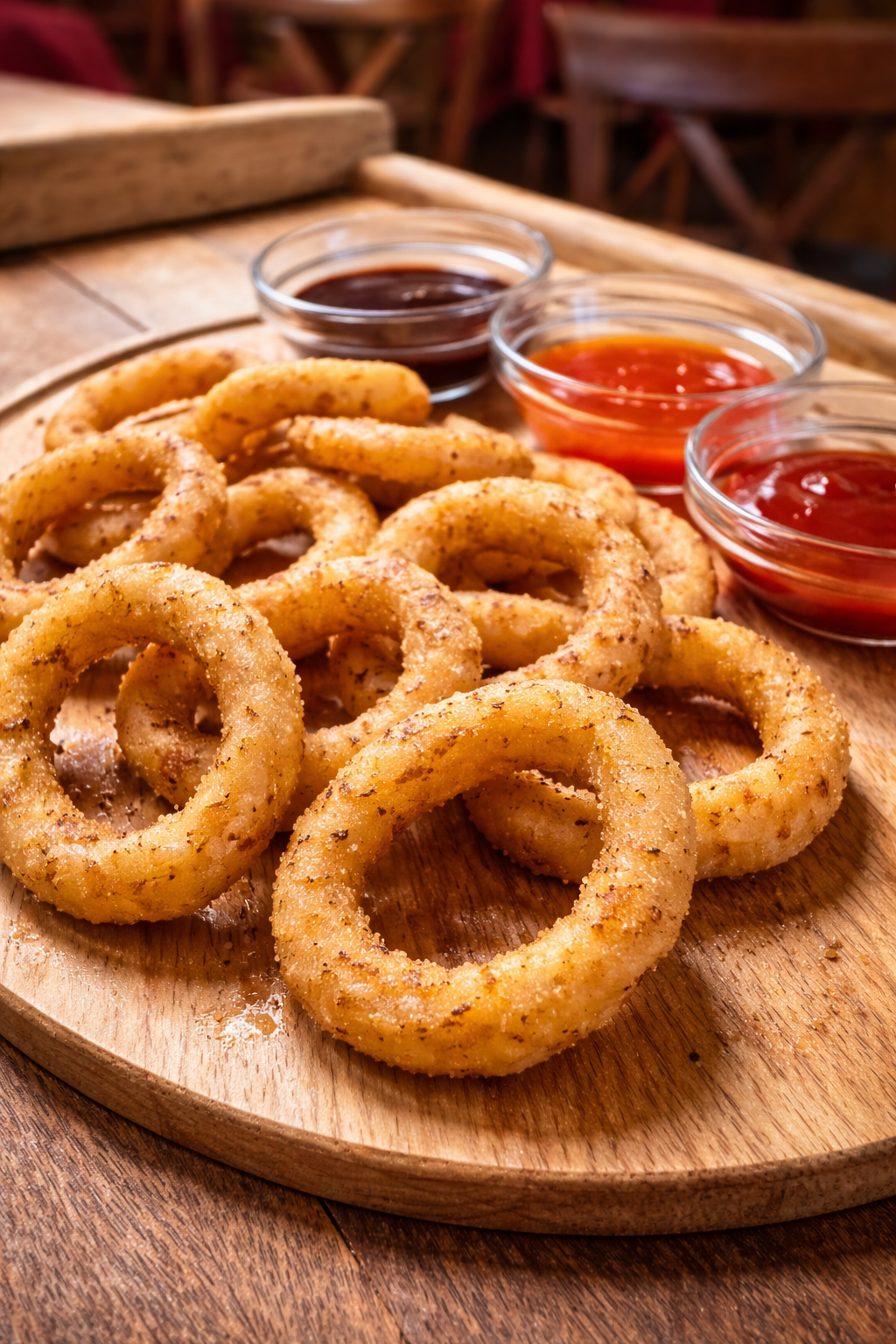 Cibuľové krúžky + dressing