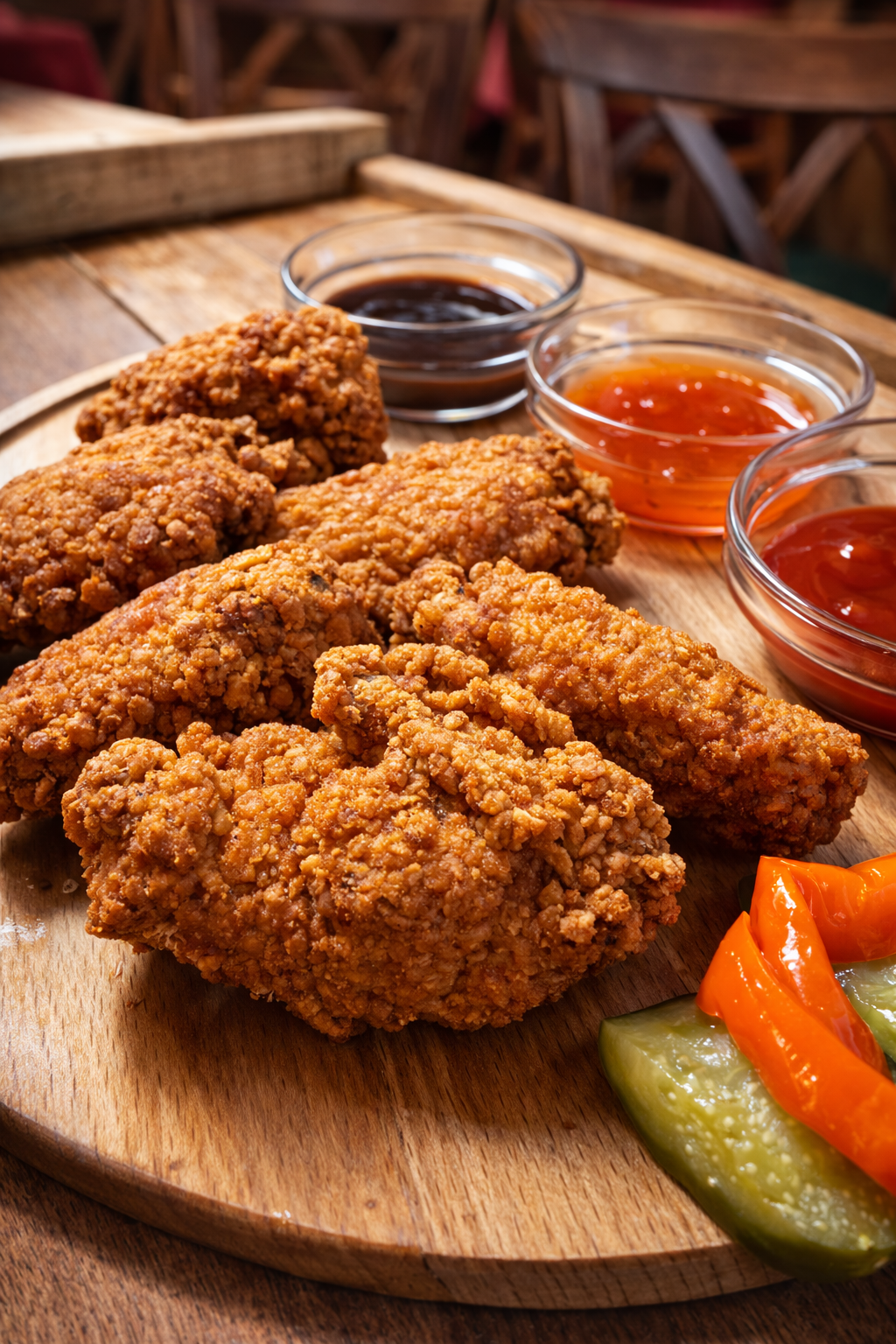 Vyprážané kuracie krídielka 5ks + omáčka