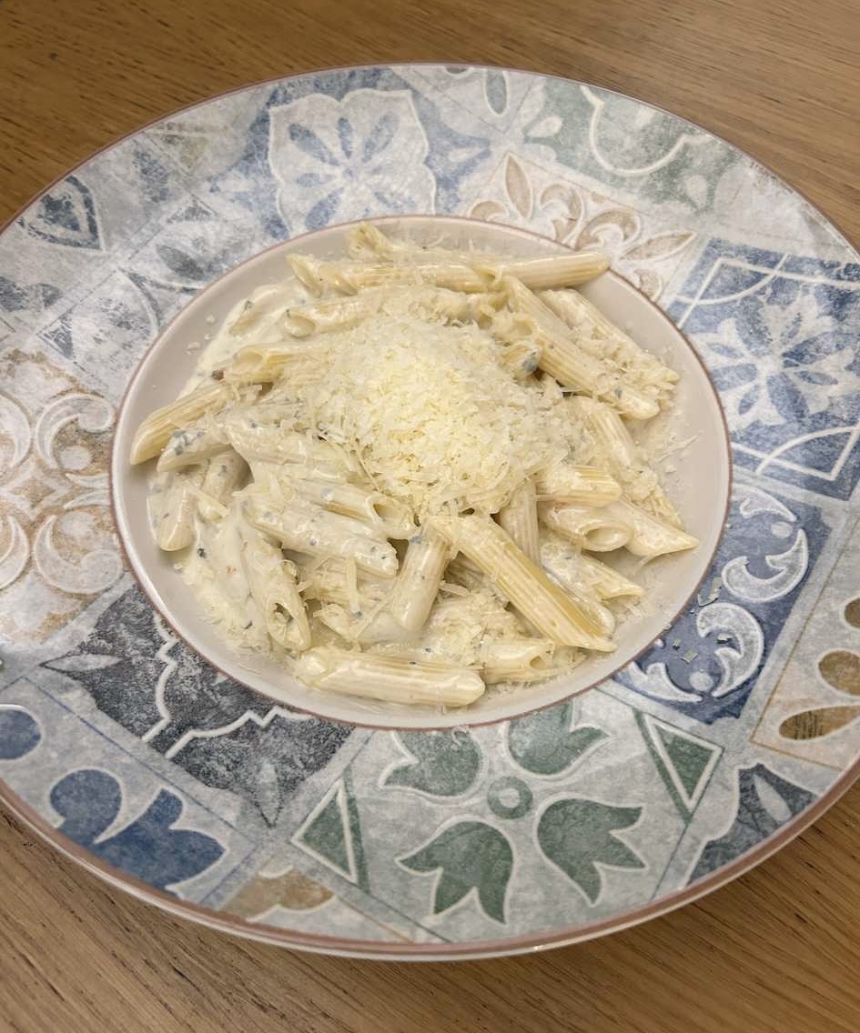 Penne with Four Cheeses