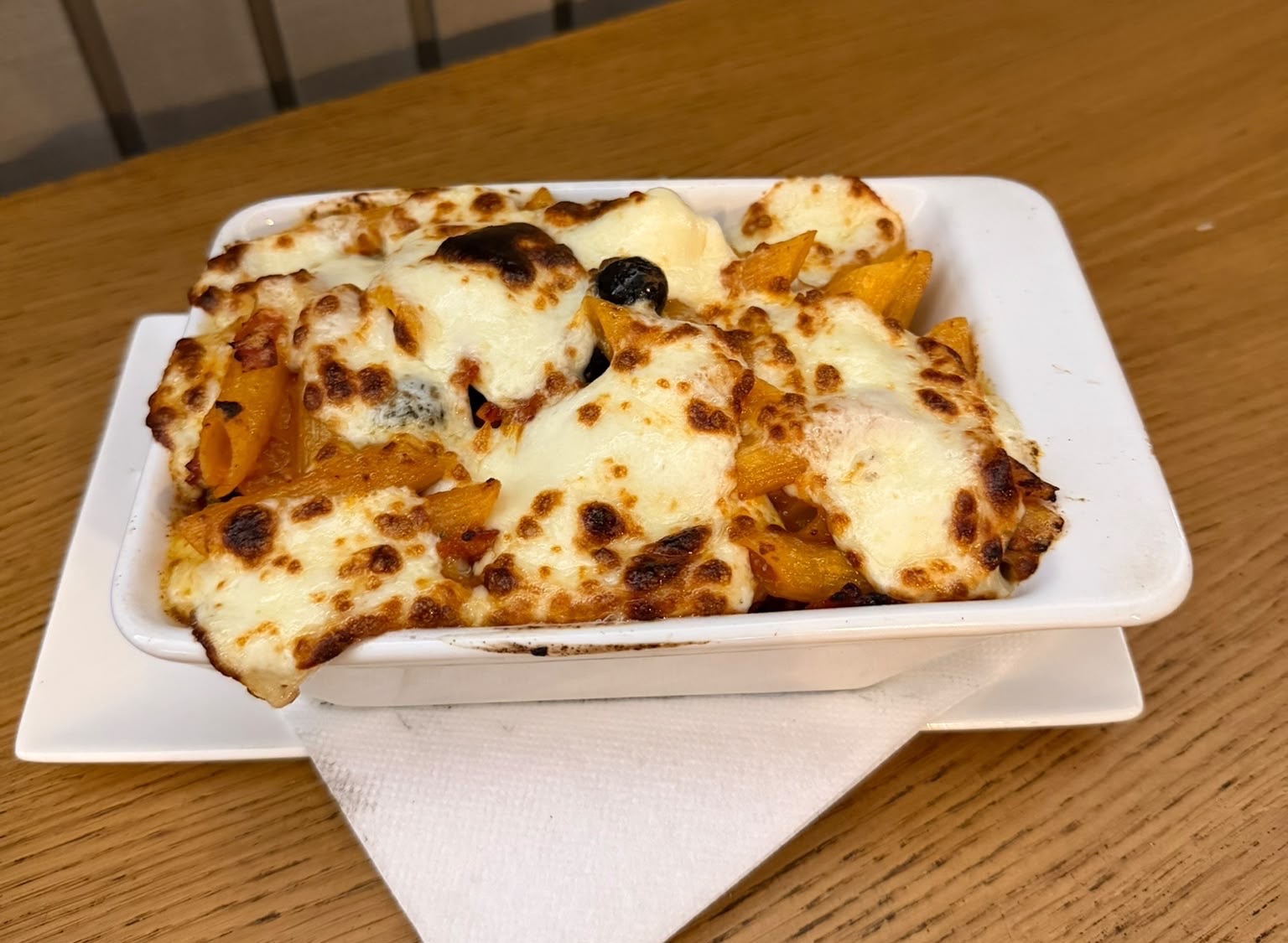 Rigatoni con pollo al forno