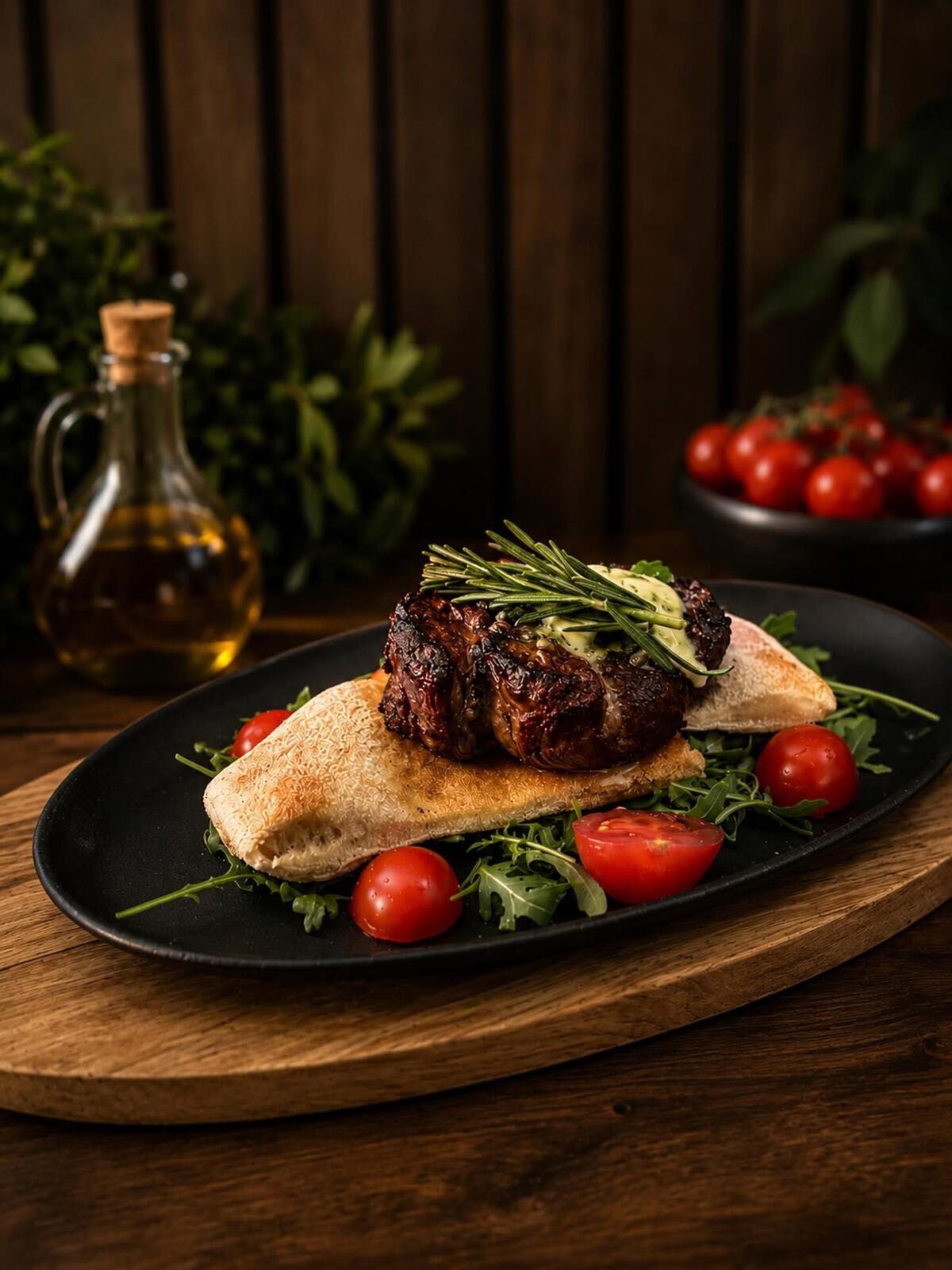 Beef Fillet with Herb Butter