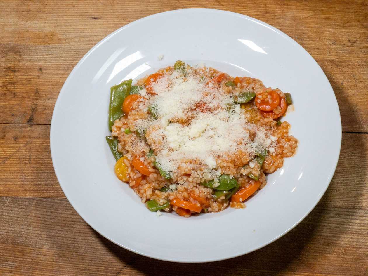 Zeleninové rizoto so syrom